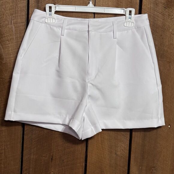 Edited by Remi Bader Women's Trouser Short Size 8 White NWT - Picture 1 of 11